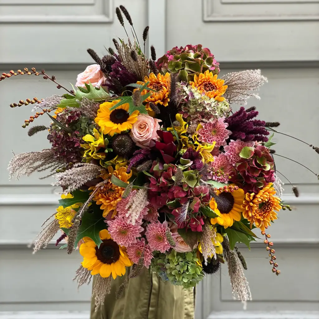 Autumn bouquet of mixed flowers, product image 3