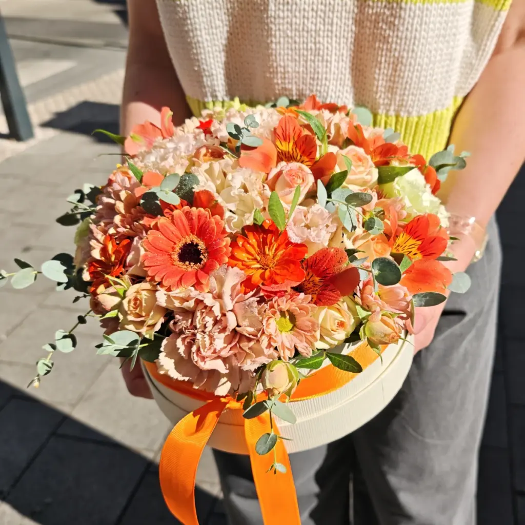 Barack-narancssárga virágdoboz, termékkép 2