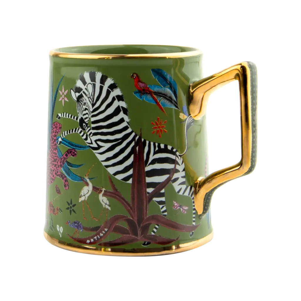 ORTIGIA - Green ceramic tazza, product image 2
